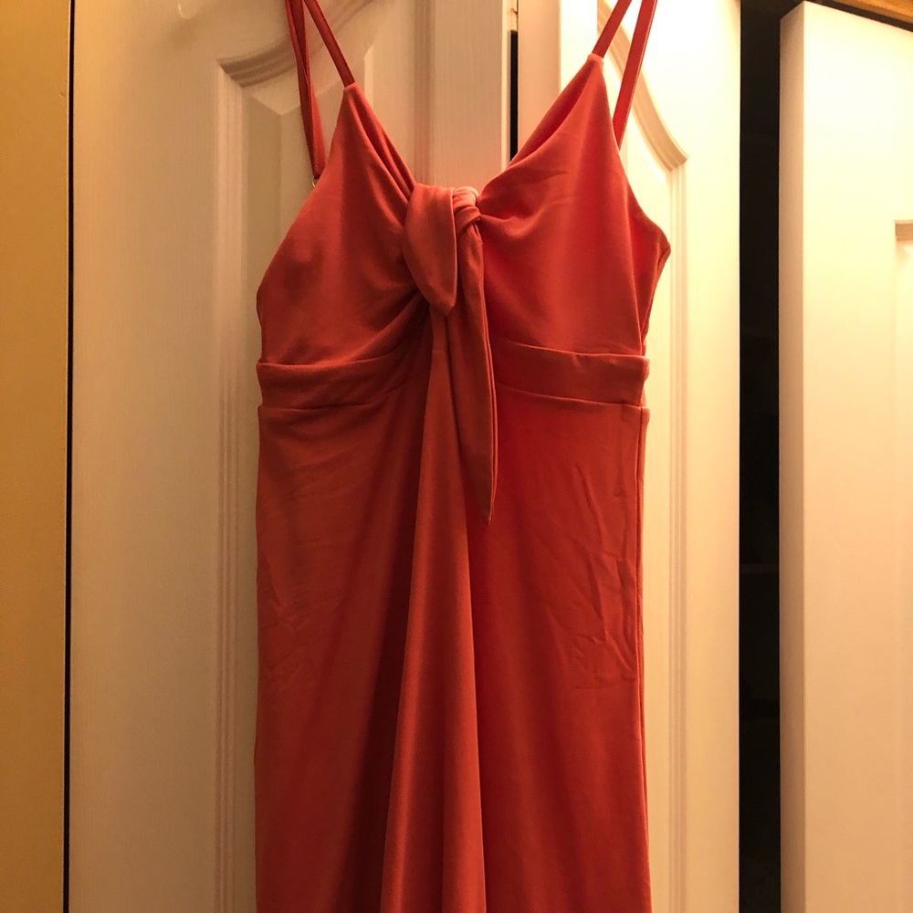 3/20 Forever 21 Orange Dress size Small (fits xs)